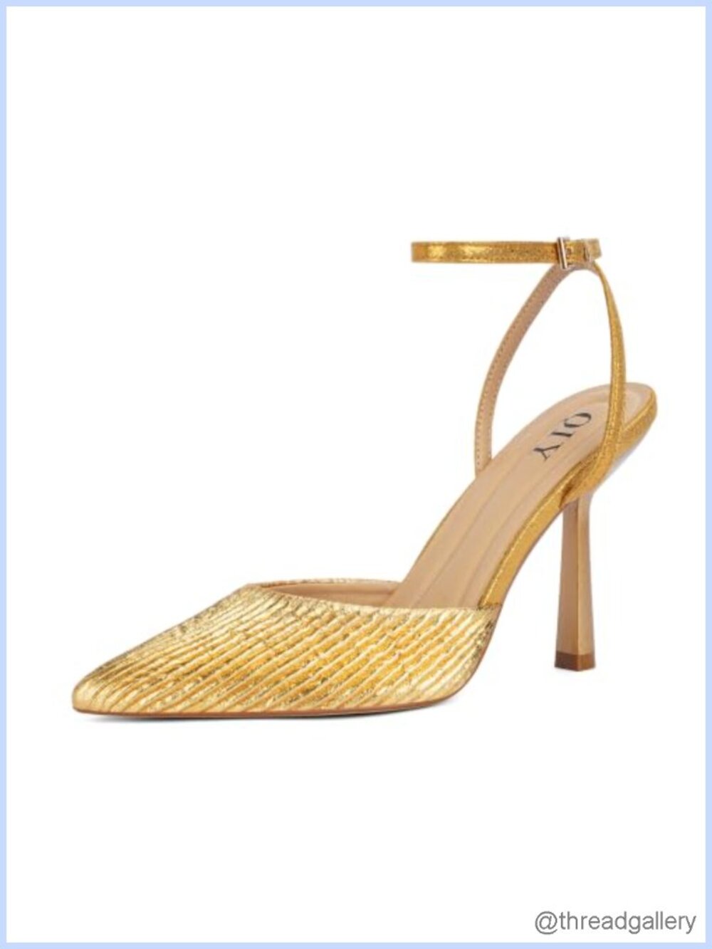 Women's Satin Stiletto Pumps Closed Toe Ankle Strap Heels